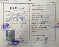 Nikolaja Rodkeviča pirmā Latvijas pase